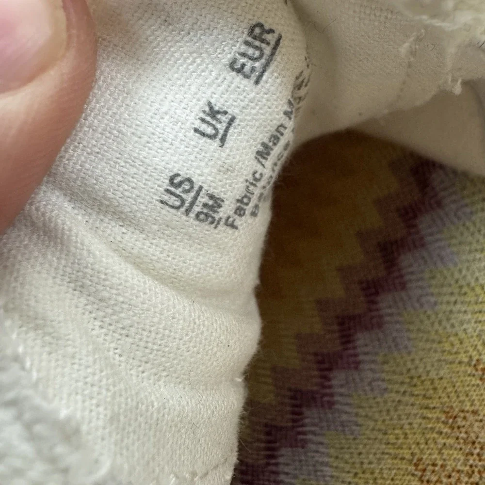 New Womens Blowfish Malibu Super Smile White Patchwork Platfrom Sneakers Size 9‎